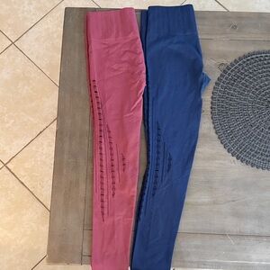 Stylish Women's Leggings in Rose and Navy